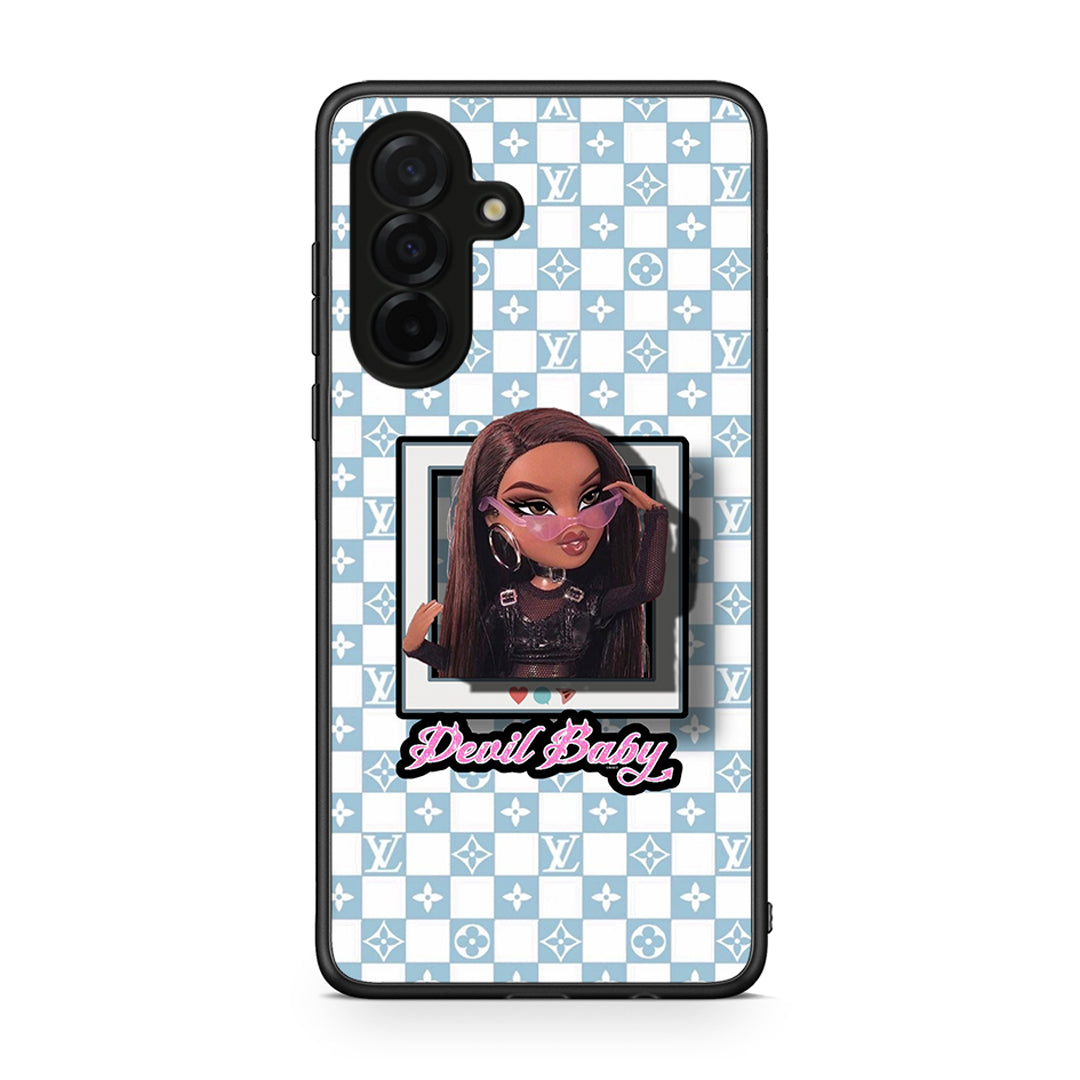 Samsung Galaxy A26 5G Devil Baby Θήκη Αγίου Βαλεντίνου από τη Smartfits με σχέδιο στο πίσω μέρος και μαύρο περίβλημα | Smartphone case with colorful back and black bezels by Smartfits