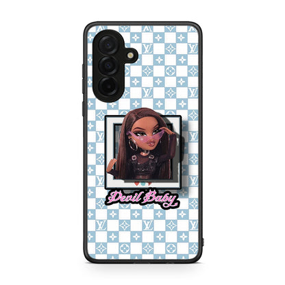 Samsung Galaxy A26 5G Devil Baby Θήκη Αγίου Βαλεντίνου από τη Smartfits με σχέδιο στο πίσω μέρος και μαύρο περίβλημα | Smartphone case with colorful back and black bezels by Smartfits