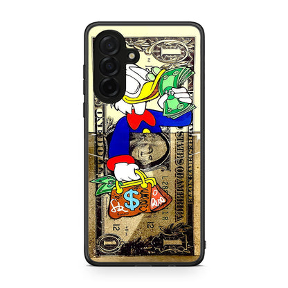 Samsung Galaxy A26 5G Duck Money Θήκη από τη Smartfits με σχέδιο στο πίσω μέρος και μαύρο περίβλημα | Smartphone case with colorful back and black bezels by Smartfits