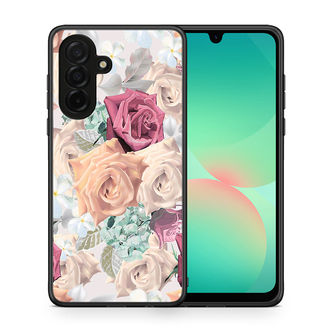 Θήκη Samsung Galaxy A26 5G Bouquet Floral από τη Smartfits με σχέδιο στο πίσω μέρος και μαύρο περίβλημα | Samsung Galaxy A26 5G Bouquet Floral case with colorful back and black bezels