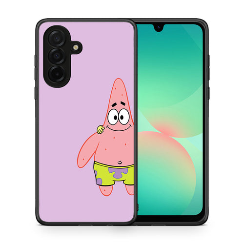 Θήκη Samsung Galaxy A26 5G Friends Patrick από τη Smartfits με σχέδιο στο πίσω μέρος και μαύρο περίβλημα | Samsung Galaxy A26 5G Friends Patrick case with colorful back and black bezels