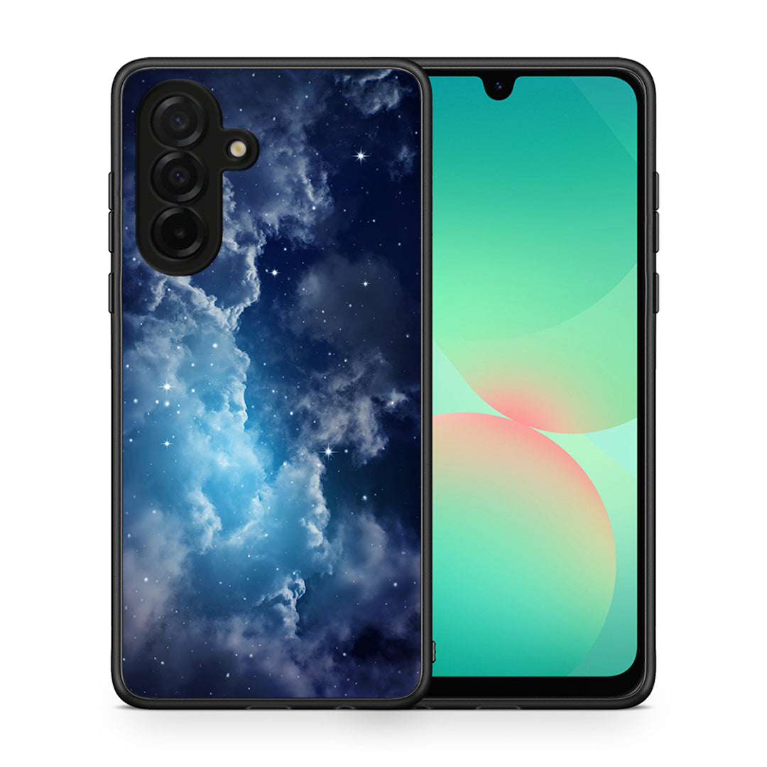 Θήκη Samsung Galaxy A26 5G Blue Sky Galaxy από τη Smartfits με σχέδιο στο πίσω μέρος και μαύρο περίβλημα | Samsung Galaxy A26 5G Blue Sky Galaxy case with colorful back and black bezels