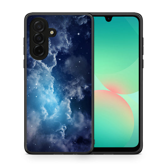 Θήκη Samsung Galaxy A26 5G Blue Sky Galaxy από τη Smartfits με σχέδιο στο πίσω μέρος και μαύρο περίβλημα | Samsung Galaxy A26 5G Blue Sky Galaxy case with colorful back and black bezels