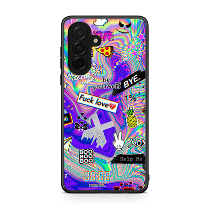 Samsung Galaxy A26 5G Game Over θήκη από τη Smartfits με σχέδιο στο πίσω μέρος και μαύρο περίβλημα | Smartphone case with colorful back and black bezels by Smartfits