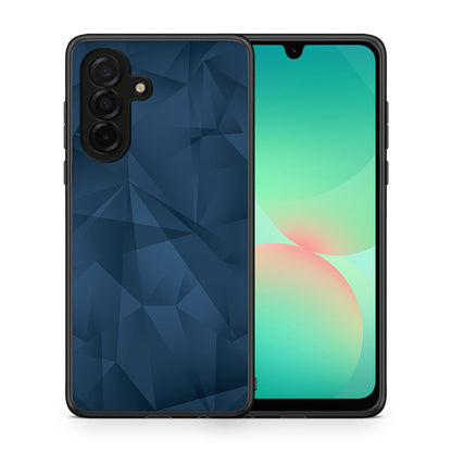 Θήκη Samsung Galaxy A26 5G Blue Abstract Geometric από τη Smartfits με σχέδιο στο πίσω μέρος και μαύρο περίβλημα | Samsung Galaxy A26 5G Blue Abstract Geometric case with colorful back and black bezels