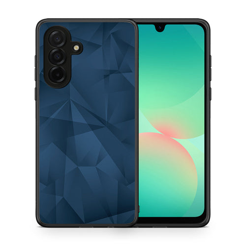 Θήκη Samsung Galaxy A26 5G Blue Abstract Geometric από τη Smartfits με σχέδιο στο πίσω μέρος και μαύρο περίβλημα | Samsung Galaxy A26 5G Blue Abstract Geometric case with colorful back and black bezels