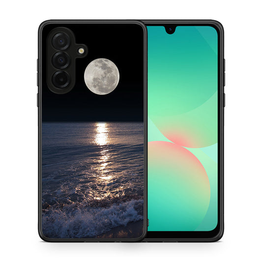Θήκη Samsung Galaxy A26 5G Moon Landscape από τη Smartfits με σχέδιο στο πίσω μέρος και μαύρο περίβλημα | Samsung Galaxy A26 5G Moon Landscape case with colorful back and black bezels