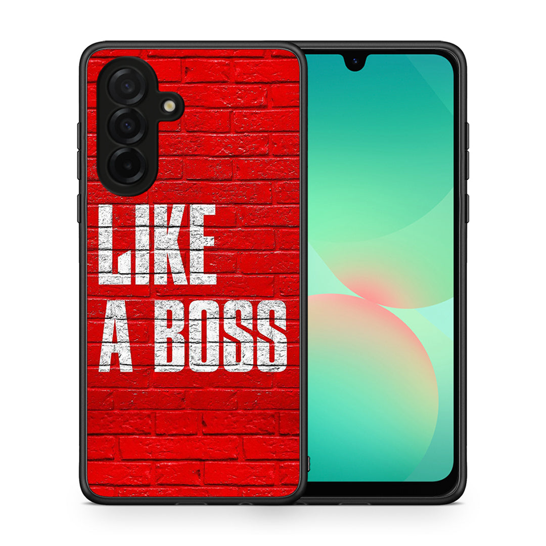 Θήκη Samsung Galaxy A26 5G Like A Boss από τη Smartfits με σχέδιο στο πίσω μέρος και μαύρο περίβλημα | Samsung Galaxy A26 5G Like A Boss case with colorful back and black bezels