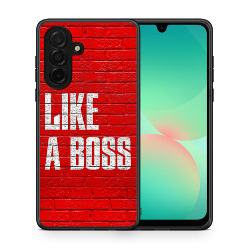 Θήκη Samsung Galaxy A26 5G Like A Boss από τη Smartfits με σχέδιο στο πίσω μέρος και μαύρο περίβλημα | Samsung Galaxy A26 5G Like A Boss case with colorful back and black bezels