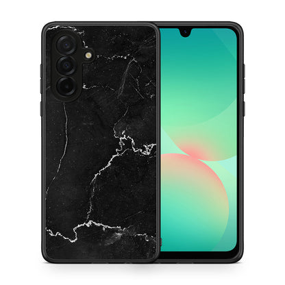 Θήκη Samsung Galaxy A26 5G Marble Black από τη Smartfits με σχέδιο στο πίσω μέρος και μαύρο περίβλημα | Samsung Galaxy A26 5G Marble Black case with colorful back and black bezels