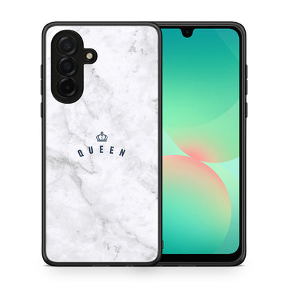 Θήκη Samsung Galaxy A26 5G Queen Marble από τη Smartfits με σχέδιο στο πίσω μέρος και μαύρο περίβλημα | Samsung Galaxy A26 5G Queen Marble case with colorful back and black bezels