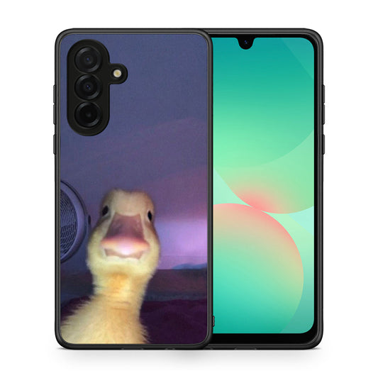 Θήκη Samsung Galaxy A26 5G Meme Duck από τη Smartfits με σχέδιο στο πίσω μέρος και μαύρο περίβλημα | Samsung Galaxy A26 5G Meme Duck case with colorful back and black bezels