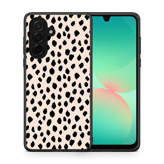 Θήκη Samsung Galaxy A26 5G New Polka Dots από τη Smartfits με σχέδιο στο πίσω μέρος και μαύρο περίβλημα | Samsung Galaxy A26 5G New Polka Dots case with colorful back and black bezels