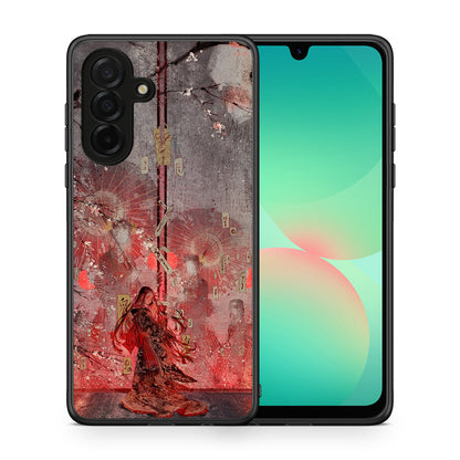 Θήκη Samsung Galaxy A26 5G Nezuko Kamado από τη Smartfits με σχέδιο στο πίσω μέρος και μαύρο περίβλημα | Samsung Galaxy A26 5G Nezuko Kamado case with colorful back and black bezels