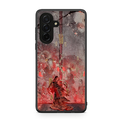 Samsung Galaxy A26 5G Nezuko Kamado θήκη από τη Smartfits με σχέδιο στο πίσω μέρος και μαύρο περίβλημα | Smartphone case with colorful back and black bezels by Smartfits