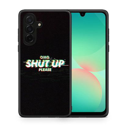 Θήκη Samsung Galaxy A26 5G OMG ShutUp από τη Smartfits με σχέδιο στο πίσω μέρος και μαύρο περίβλημα | Samsung Galaxy A26 5G OMG ShutUp case with colorful back and black bezels