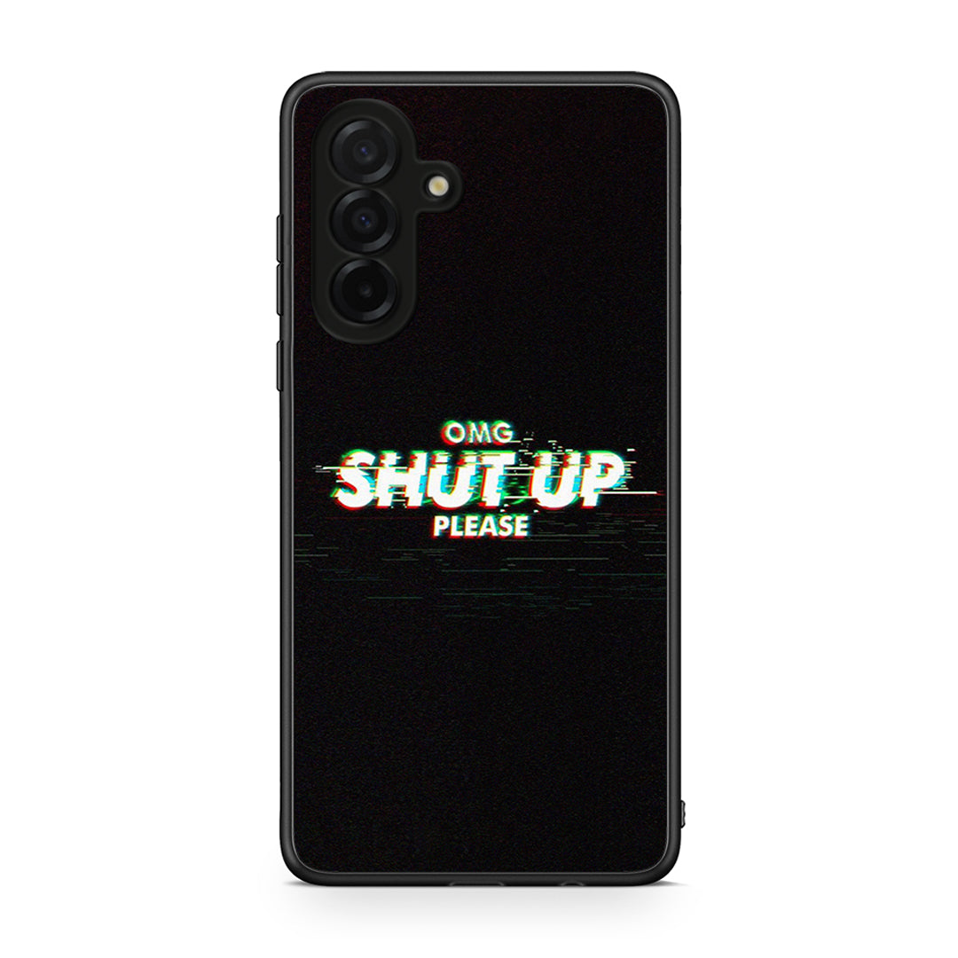 Samsung Galaxy A26 5G OMG ShutUp θήκη από τη Smartfits με σχέδιο στο πίσω μέρος και μαύρο περίβλημα | Smartphone case with colorful back and black bezels by Smartfits