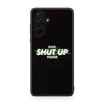 Samsung Galaxy A26 5G OMG ShutUp θήκη από τη Smartfits με σχέδιο στο πίσω μέρος και μαύρο περίβλημα | Smartphone case with colorful back and black bezels by Smartfits