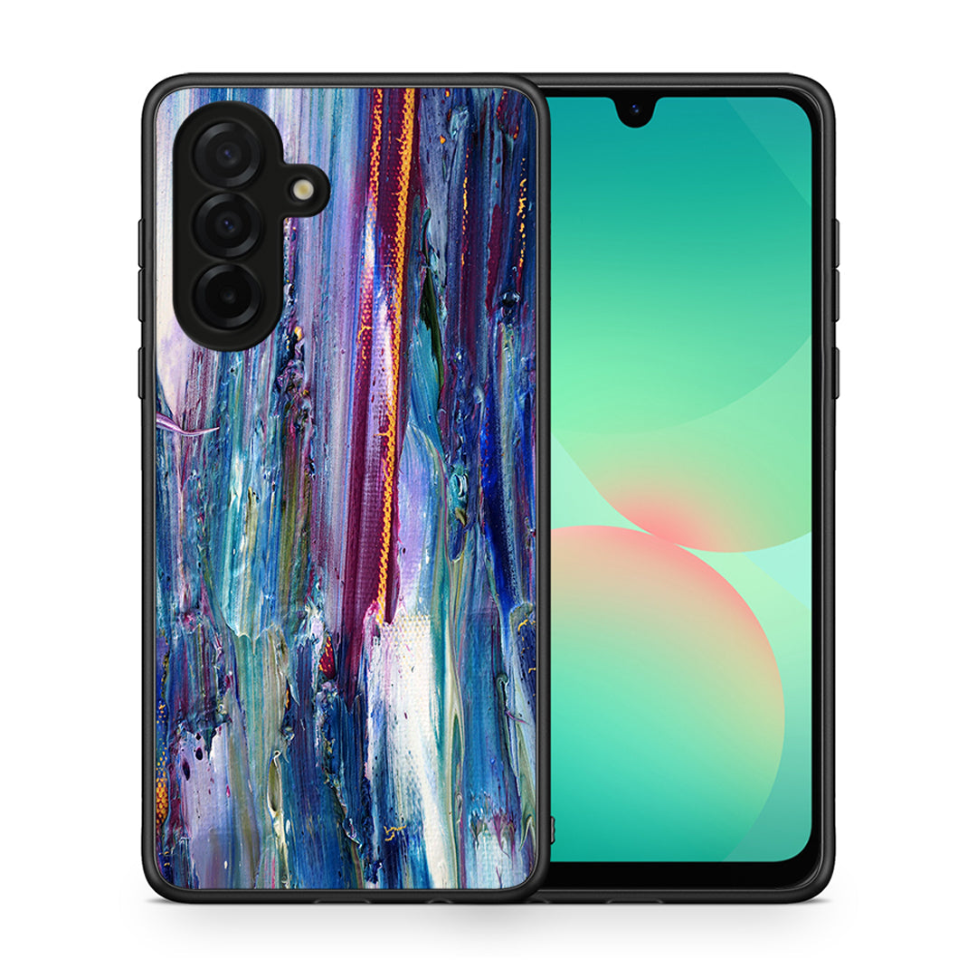 Θήκη Samsung Galaxy A26 5G Winter Paint από τη Smartfits με σχέδιο στο πίσω μέρος και μαύρο περίβλημα | Samsung Galaxy A26 5G Winter Paint case with colorful back and black bezels