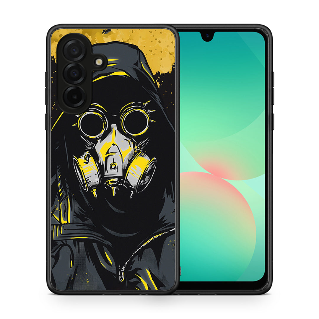 Θήκη Samsung Galaxy A26 5G Mask PopArt από τη Smartfits με σχέδιο στο πίσω μέρος και μαύρο περίβλημα | Samsung Galaxy A26 5G Mask PopArt case with colorful back and black bezels