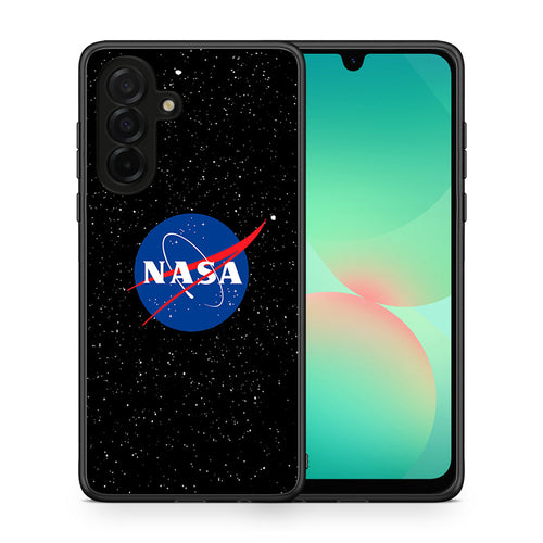 Θήκη Samsung Galaxy A26 5G NASA PopArt από τη Smartfits με σχέδιο στο πίσω μέρος και μαύρο περίβλημα | Samsung Galaxy A26 5G NASA PopArt case with colorful back and black bezels