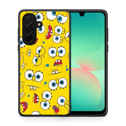 Θήκη Samsung Galaxy A26 5G Sponge PopArt από τη Smartfits με σχέδιο στο πίσω μέρος και μαύρο περίβλημα | Samsung Galaxy A26 5G Sponge PopArt case with colorful back and black bezels