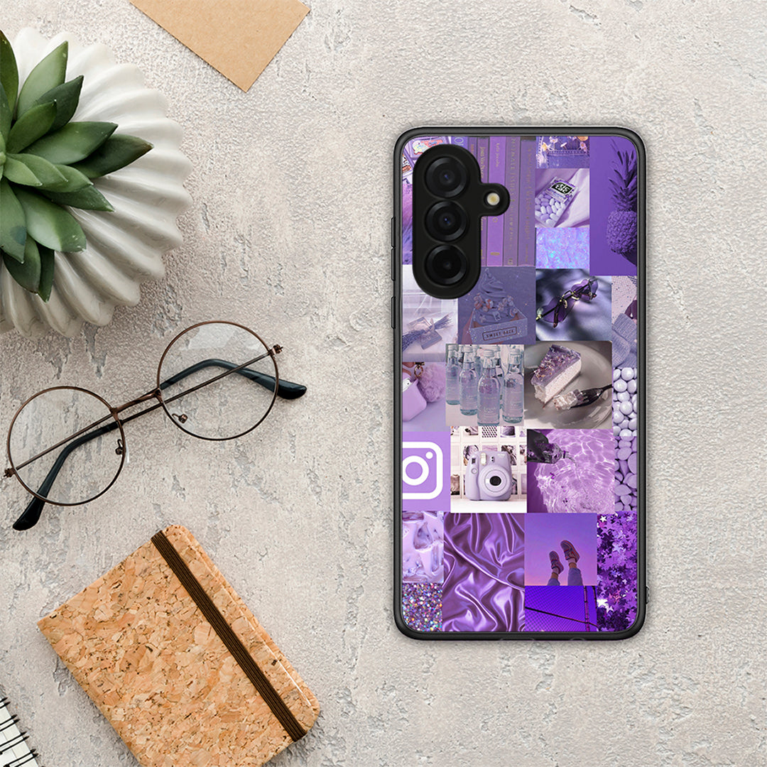 Purple Aesthetic Collage - Samsung Galaxy A26 5G θήκη