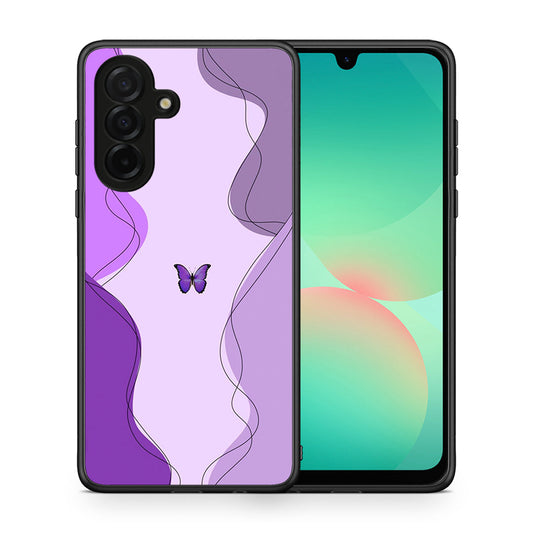 Purple Mariposa - Samsung Galaxy A26 5G θήκη