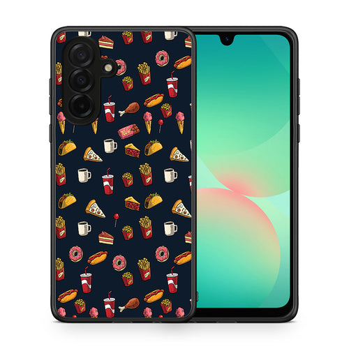 Θήκη Samsung Galaxy A26 5G Hungry Random από τη Smartfits με σχέδιο στο πίσω μέρος και μαύρο περίβλημα | Samsung Galaxy A26 5G Hungry Random case with colorful back and black bezels