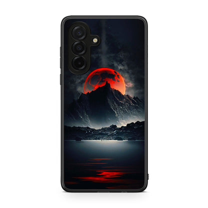 Samsung Galaxy A26 5G Red Full Moon θήκη από τη Smartfits με σχέδιο στο πίσω μέρος και μαύρο περίβλημα | Smartphone case with colorful back and black bezels by Smartfits