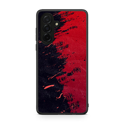 Samsung Galaxy A26 5G Red Paint Θήκη Αγίου Βαλεντίνου από τη Smartfits με σχέδιο στο πίσω μέρος και μαύρο περίβλημα | Smartphone case with colorful back and black bezels by Smartfits