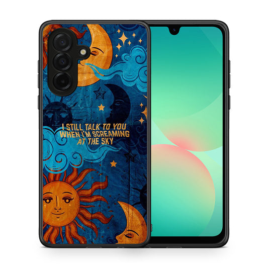 Θήκη Samsung Galaxy A26 5G Screaming Sky από τη Smartfits με σχέδιο στο πίσω μέρος και μαύρο περίβλημα | Samsung Galaxy A26 5G Screaming Sky case with colorful back and black bezels