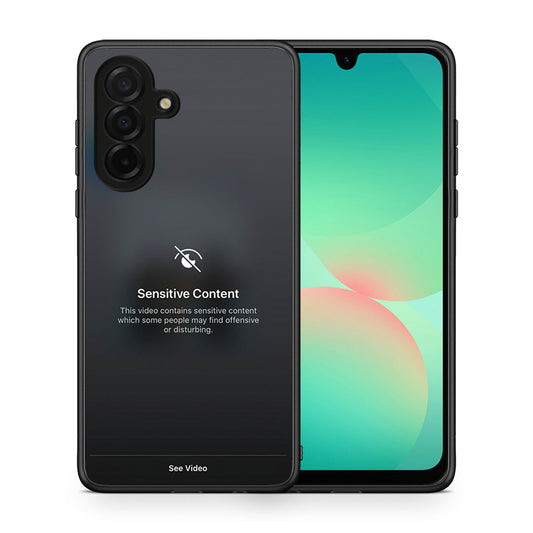 Θήκη Samsung Galaxy A26 5G Sensitive Content από τη Smartfits με σχέδιο στο πίσω μέρος και μαύρο περίβλημα | Samsung Galaxy A26 5G Sensitive Content case with colorful back and black bezels