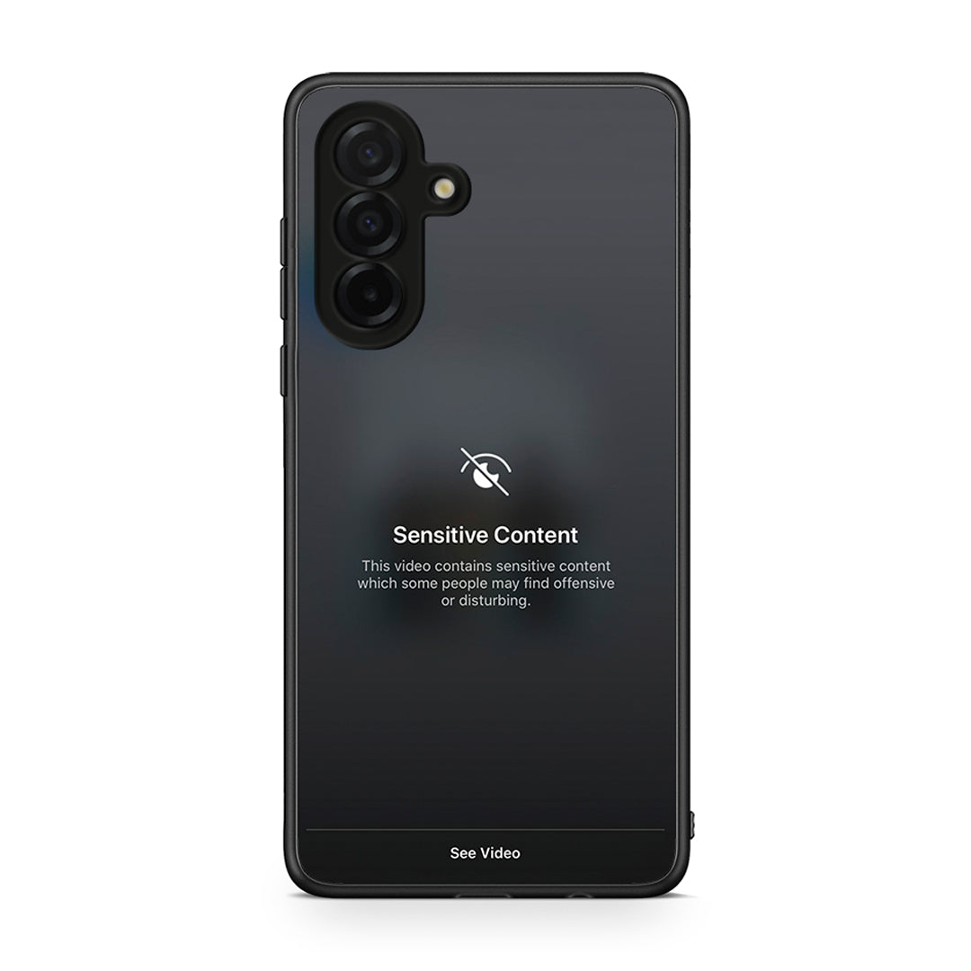 Samsung Galaxy A26 5G Sensitive Content θήκη από τη Smartfits με σχέδιο στο πίσω μέρος και μαύρο περίβλημα | Smartphone case with colorful back and black bezels by Smartfits