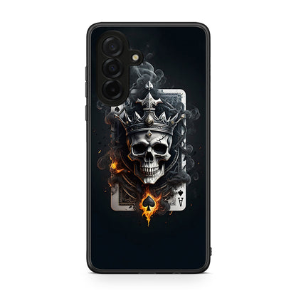 Samsung Galaxy A26 5G Skull King Ace θήκη από τη Smartfits με σχέδιο στο πίσω μέρος και μαύρο περίβλημα | Smartphone case with colorful back and black bezels by Smartfits