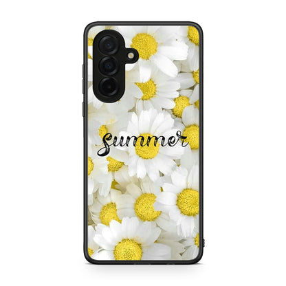 Samsung Galaxy A26 5G Summer Daisies Θήκη από τη Smartfits με σχέδιο στο πίσω μέρος και μαύρο περίβλημα | Smartphone case with colorful back and black bezels by Smartfits