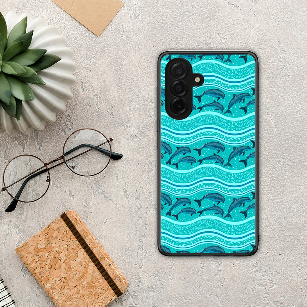 Swimming Dolphins - Samsung Galaxy A26 5G θήκη
