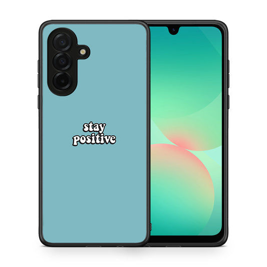 Θήκη Samsung Galaxy A26 5G Positive Text από τη Smartfits με σχέδιο στο πίσω μέρος και μαύρο περίβλημα | Samsung Galaxy A26 5G Positive Text case with colorful back and black bezels
