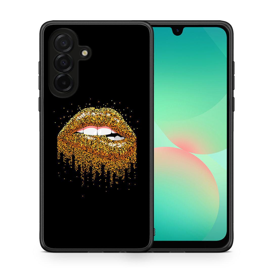 Θήκη Samsung Galaxy A26 5G Golden Valentine από τη Smartfits με σχέδιο στο πίσω μέρος και μαύρο περίβλημα | Samsung Galaxy A26 5G Golden Valentine case with colorful back and black bezels