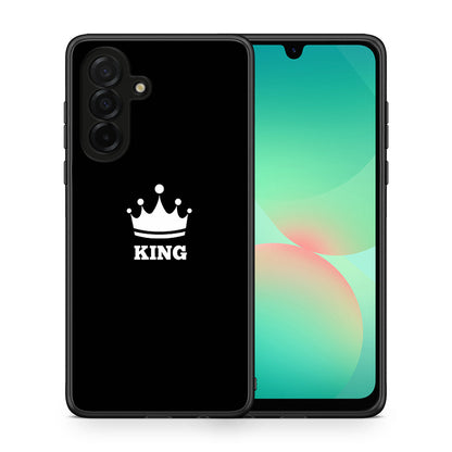 Θήκη Samsung Galaxy A26 5G King Valentine από τη Smartfits με σχέδιο στο πίσω μέρος και μαύρο περίβλημα | Samsung Galaxy A26 5G King Valentine case with colorful back and black bezels