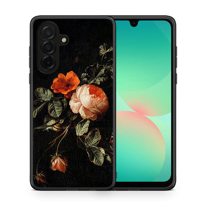 Θήκη Samsung Galaxy A26 5G Vintage Roses από τη Smartfits με σχέδιο στο πίσω μέρος και μαύρο περίβλημα | Samsung Galaxy A26 5G Vintage Roses case with colorful back and black bezels