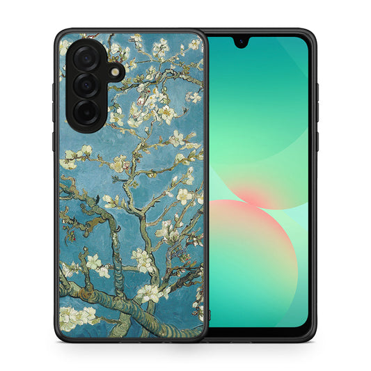 Θήκη Samsung Galaxy A26 5G White Blossoms από τη Smartfits με σχέδιο στο πίσω μέρος και μαύρο περίβλημα | Samsung Galaxy A26 5G White Blossoms case with colorful back and black bezels