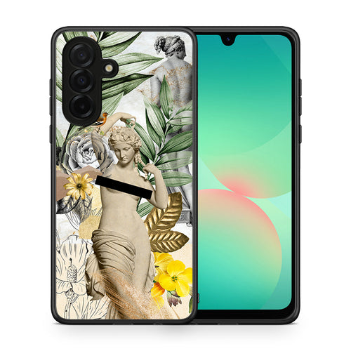 Θήκη Samsung Galaxy A26 5G Woman Statue από τη Smartfits με σχέδιο στο πίσω μέρος και μαύρο περίβλημα | Samsung Galaxy A26 5G Woman Statue case with colorful back and black bezels