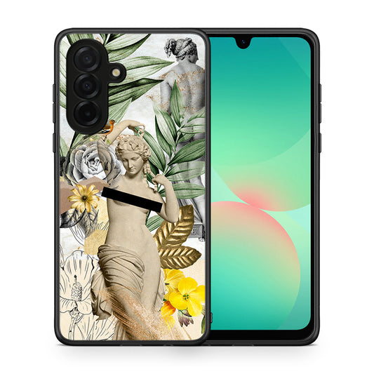 Θήκη Samsung Galaxy A26 5G Woman Statue από τη Smartfits με σχέδιο στο πίσω μέρος και μαύρο περίβλημα | Samsung Galaxy A26 5G Woman Statue case with colorful back and black bezels