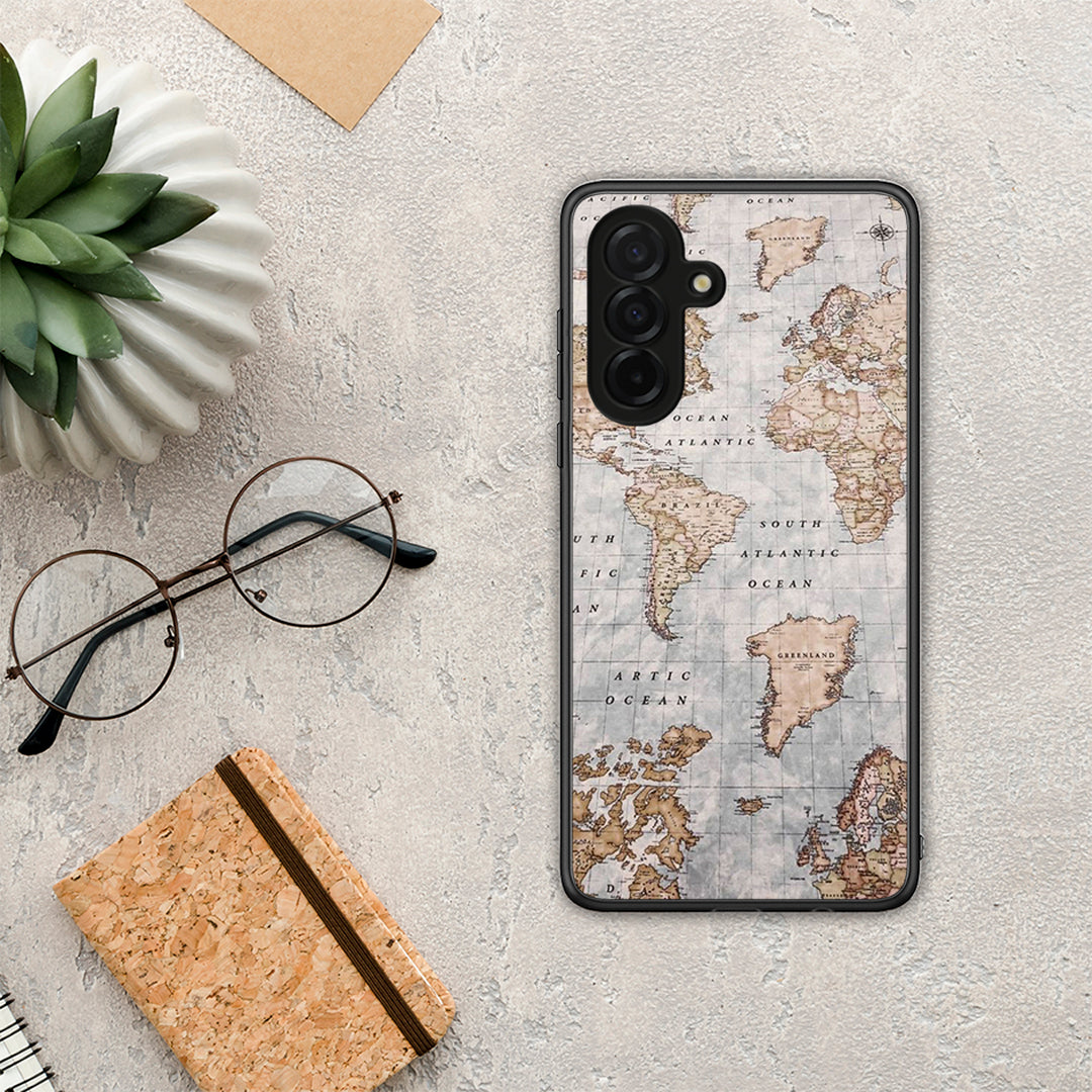 World Map - Samsung Galaxy A26 5G θήκη