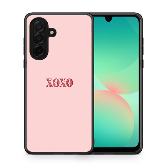Θήκη Samsung Galaxy A26 5G XOXO Love από τη Smartfits με σχέδιο στο πίσω μέρος και μαύρο περίβλημα | Samsung Galaxy A26 5G XOXO Love case with colorful back and black bezels