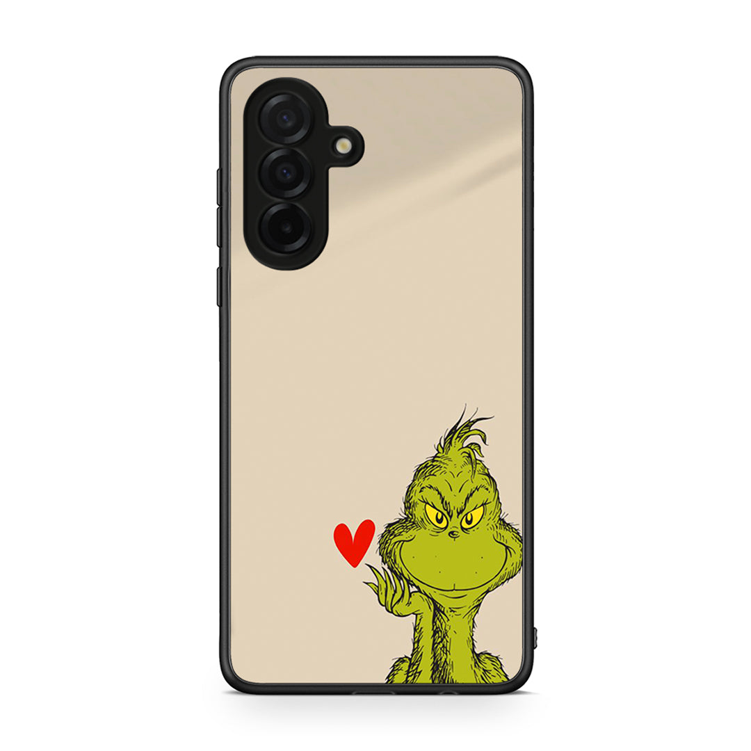 Samsung Galaxy A26 5G Xmas Grinch θήκη από τη Smartfits με σχέδιο στο πίσω μέρος και μαύρο περίβλημα | Smartphone case with colorful back and black bezels by Smartfits