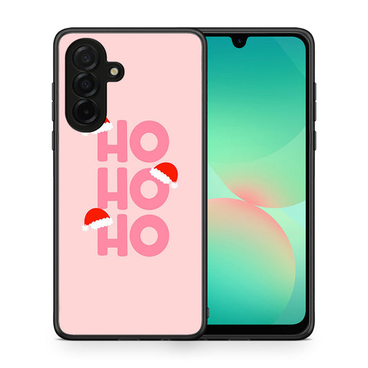 Θήκη Samsung Galaxy A26 5G Xmas Ho Ho Ho από τη Smartfits με σχέδιο στο πίσω μέρος και μαύρο περίβλημα | Samsung Galaxy A26 5G Xmas Ho Ho Ho case with colorful back and black bezels