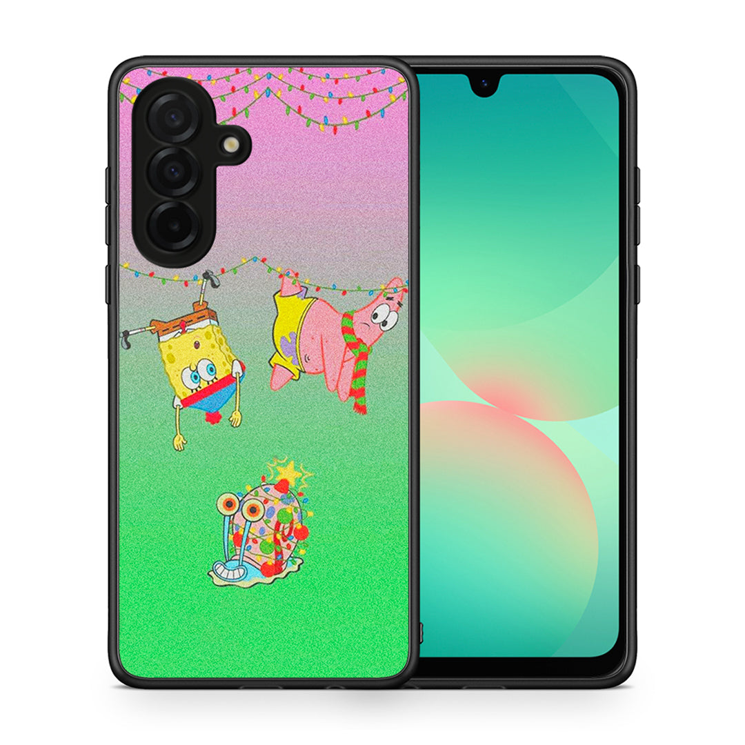 Θήκη Samsung Galaxy A26 5G Xmas Lights από τη Smartfits με σχέδιο στο πίσω μέρος και μαύρο περίβλημα | Samsung Galaxy A26 5G Xmas Lights case with colorful back and black bezels