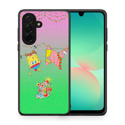 Θήκη Samsung Galaxy A26 5G Xmas Lights από τη Smartfits με σχέδιο στο πίσω μέρος και μαύρο περίβλημα | Samsung Galaxy A26 5G Xmas Lights case with colorful back and black bezels